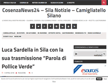 Tablet Screenshot of camigliatellosilano.it
